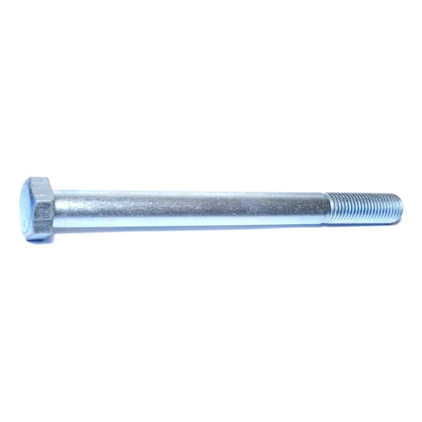 Midwest Fastener Grade 5, 7/8"-9 Hex Head Cap Screw, Zinc Plated Steel, 10 in L, 10 PK 54407 - main